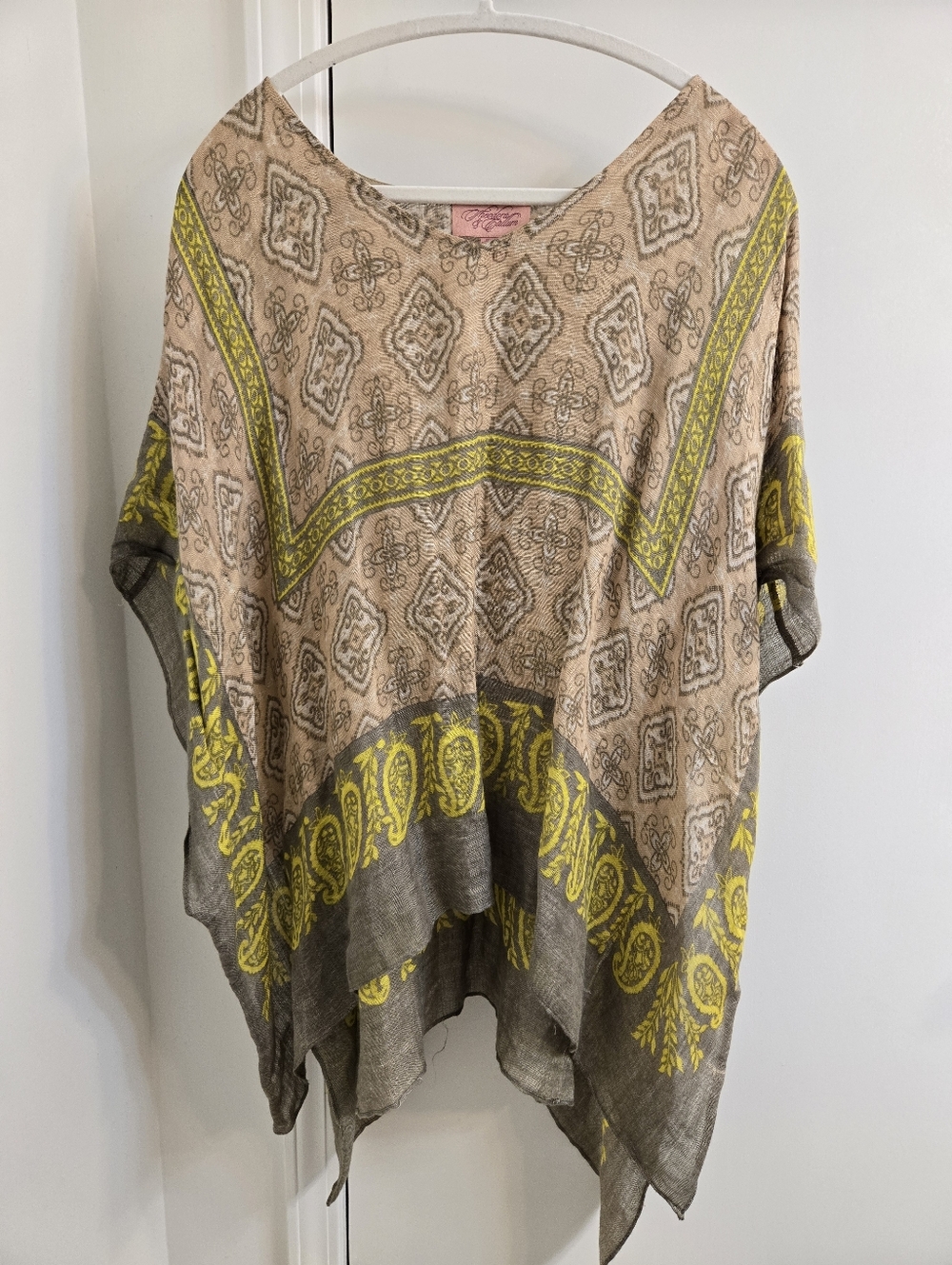 Theodora and Callum Swim Cover, Yellow Tan